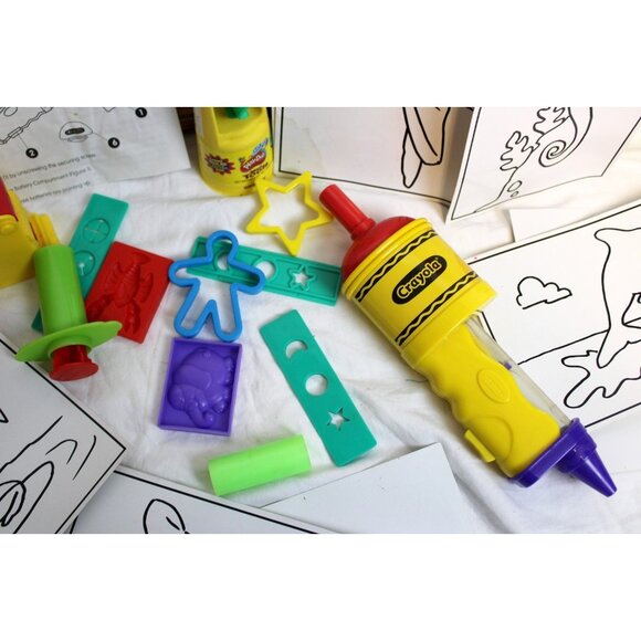 Large Play-Doh Canister 50+ Pcs Crayola Dough Doodler Cutters Molds cans - Picture 14 of 16
